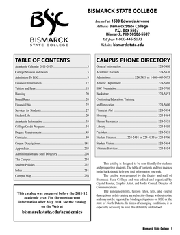 2011-2013 Academic Catalog