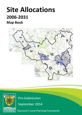 Site Allocations 2006 -2031 Map Book