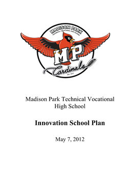 Madison Park Final Innovation Plan 2012.05.21.1250