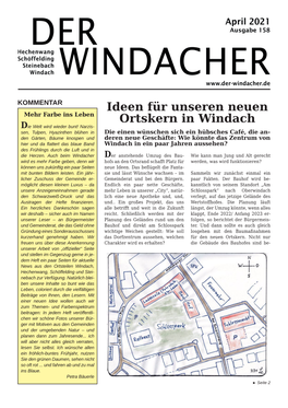 Ideen Für Unseren Neuen Ortskern in Windach