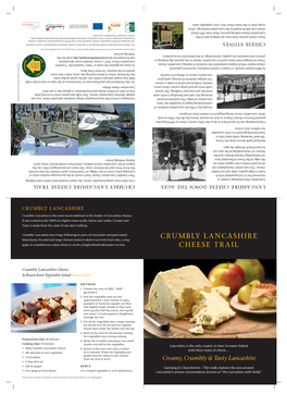 Crumbly Lancashire Cheese Trail Leaflet