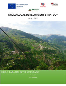 Khulo Local Development Strategy 2018 - 2022