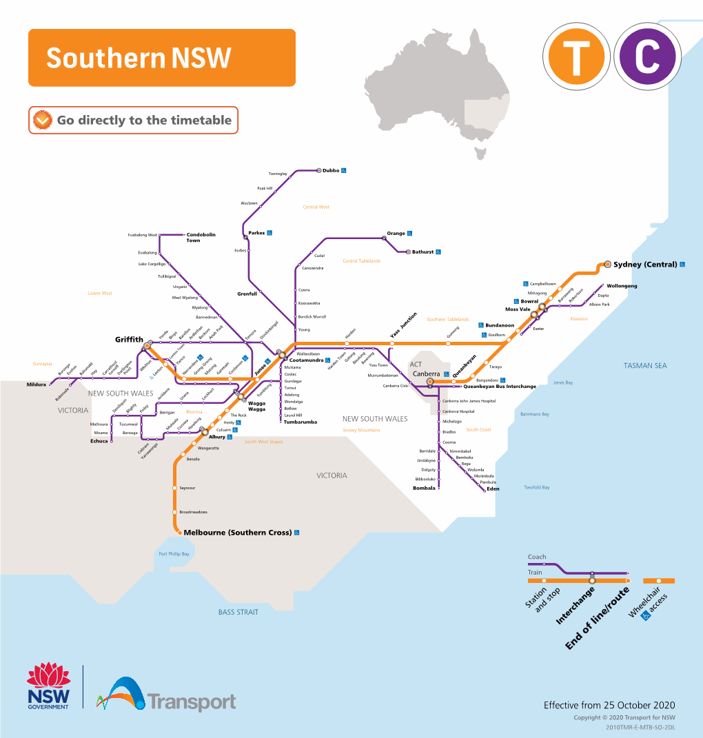 NSW Trainlink Regional Train and Coach Services Connect More Than 365 Destinations in NSW, ACT, Victoria and Queensland