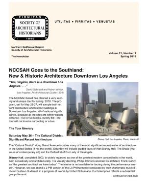 NCCSAH Goes to the Southland: New & Historic Architecture Downtown