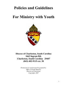 Policies and Guidelines for Ministry with Youth