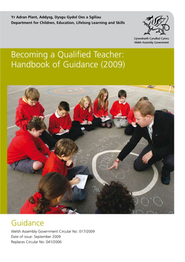 Becoming a Qualified Teacher: Handbook of Guidance (2009)
