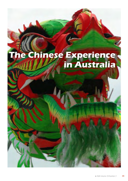 The Chinese Experience in Australia