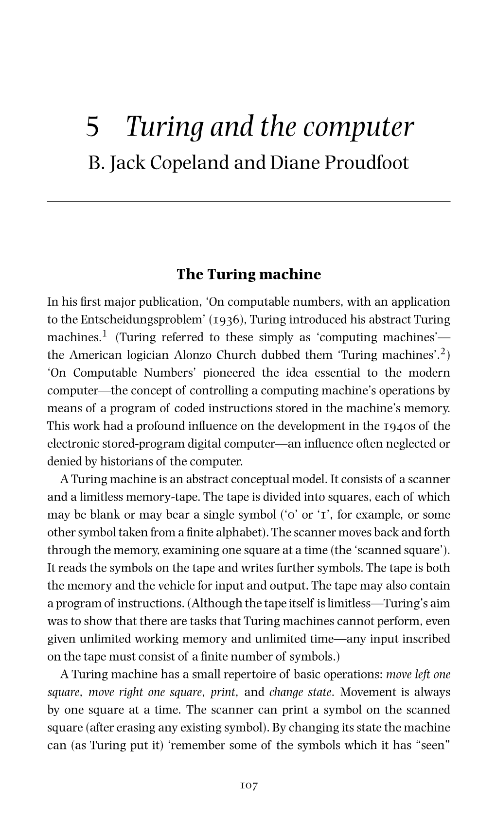 Alan Turing's Automatic Computing Engine