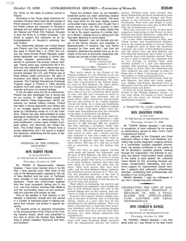CONGRESSIONAL RECORD— Extensions Of