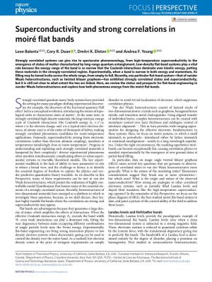Superconductivity and Strong Correlations in Moiré Flat Bands