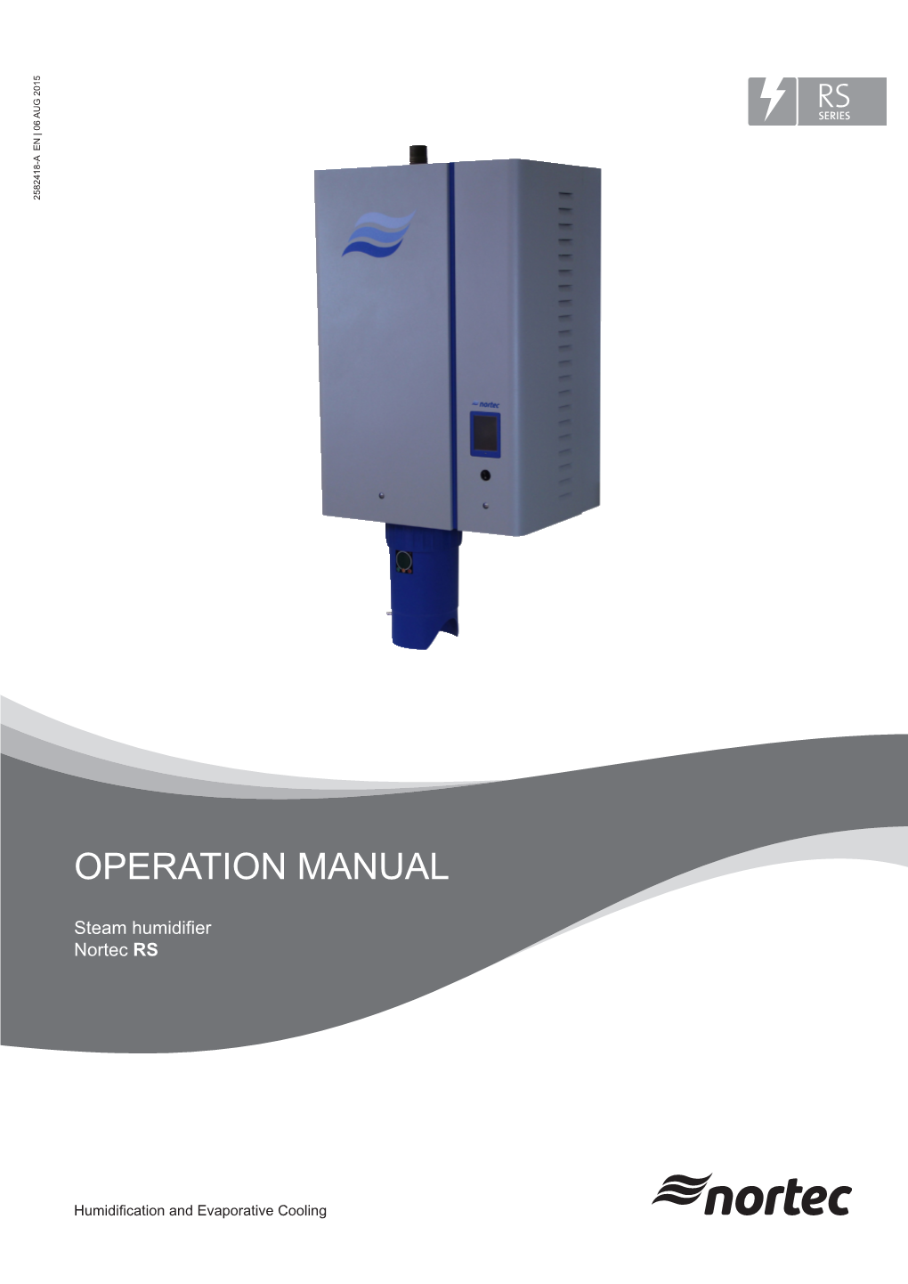 Nortec RS Steam Humidifier Operation Manual