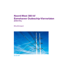 Noord-West 380 Kv Eemshaven Oudeschip-Vierverlaten (EOS-VVL)
