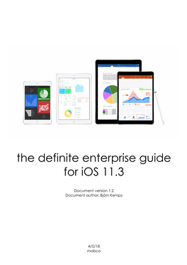 The Definite Enterprise Guide for Ios 11.3