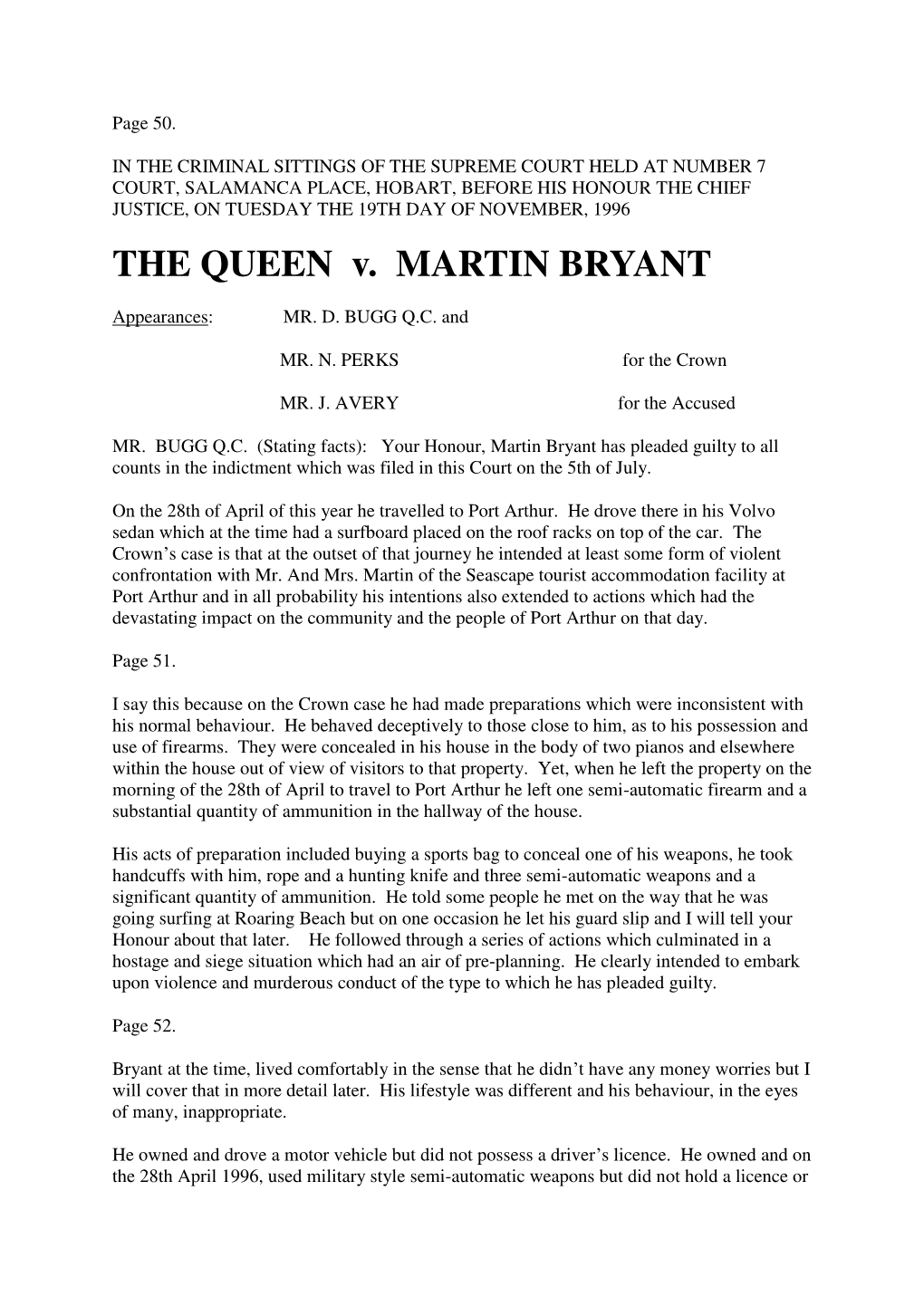 THE QUEEN V. MARTIN BRYANT
