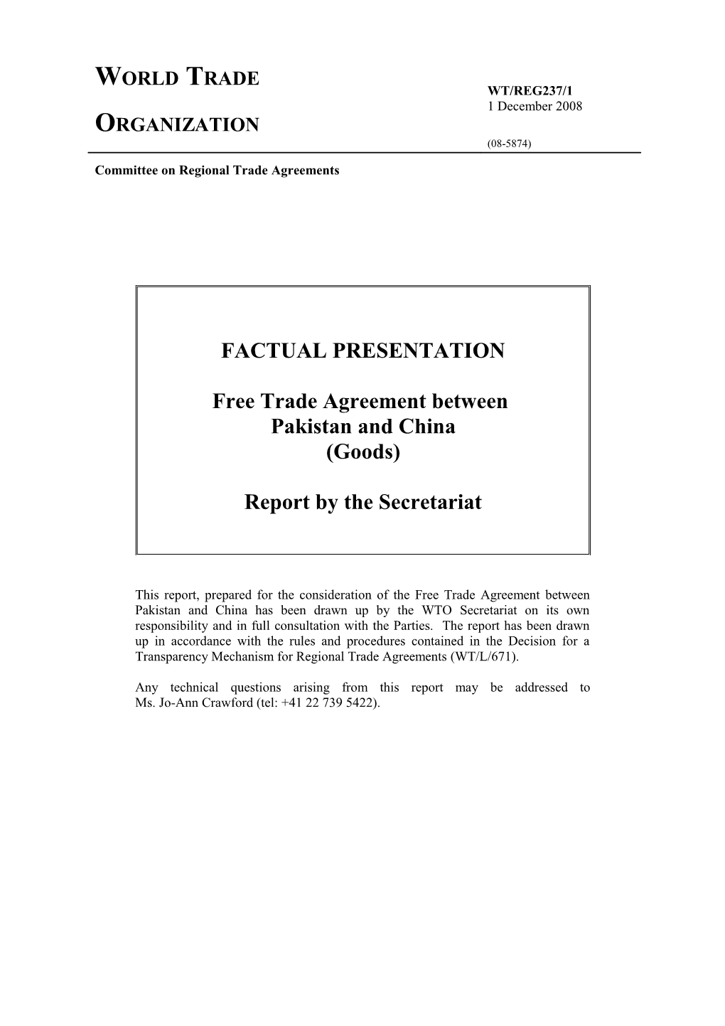 II. Characteristic Elements of the Agreement 5