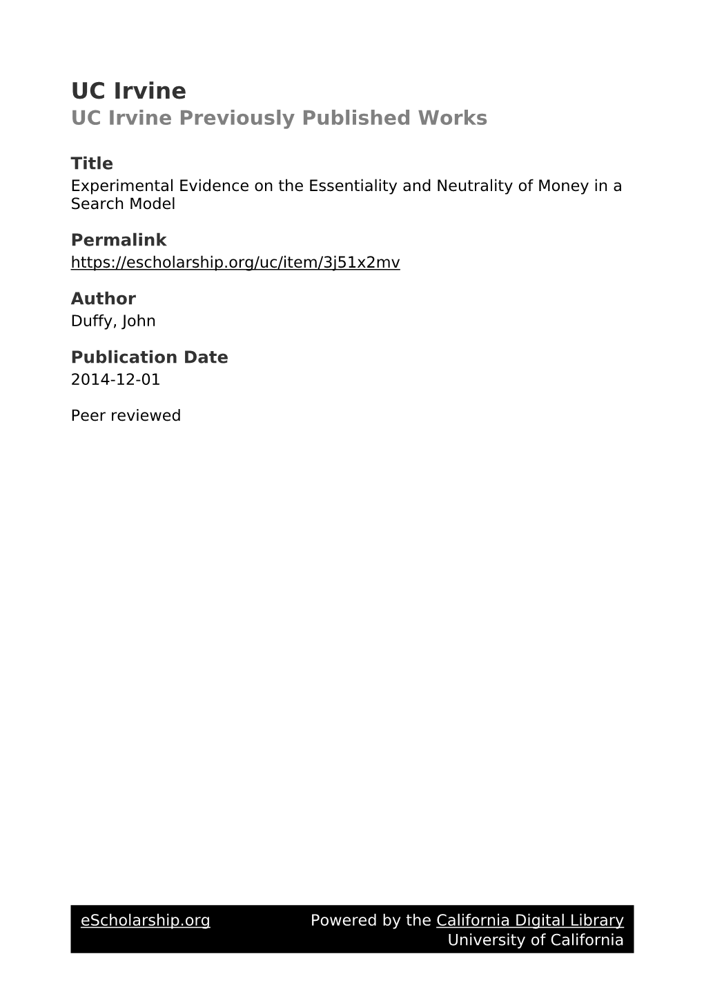 Experimental Evidence on the Essentiality and Neutrality of Money in a Search Model