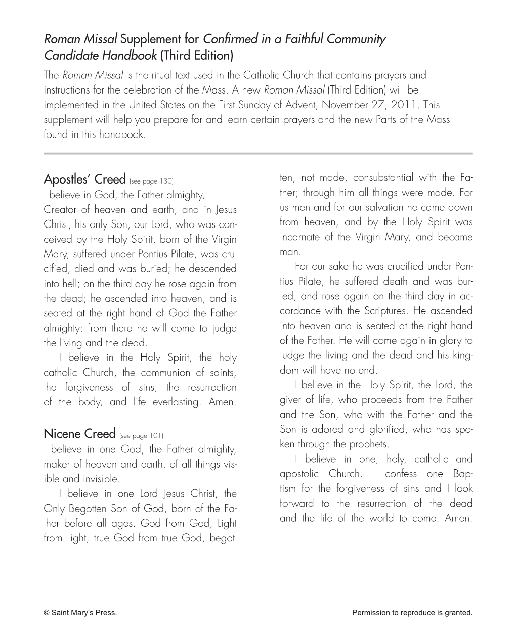 Apostles' Creed