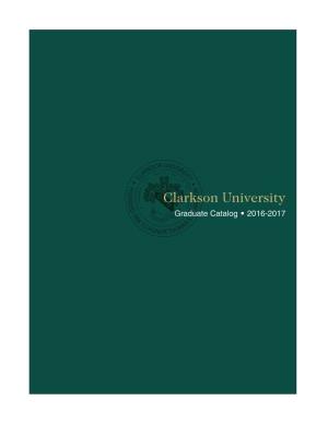 Graduate Catalog • 2016-2017