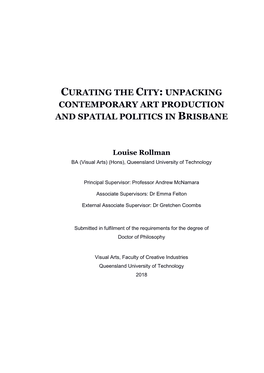 Louise Rollman Thesis