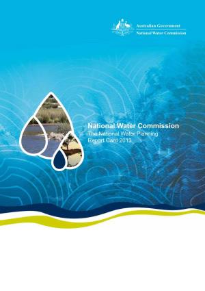 The National Water Planning Report Card 2013