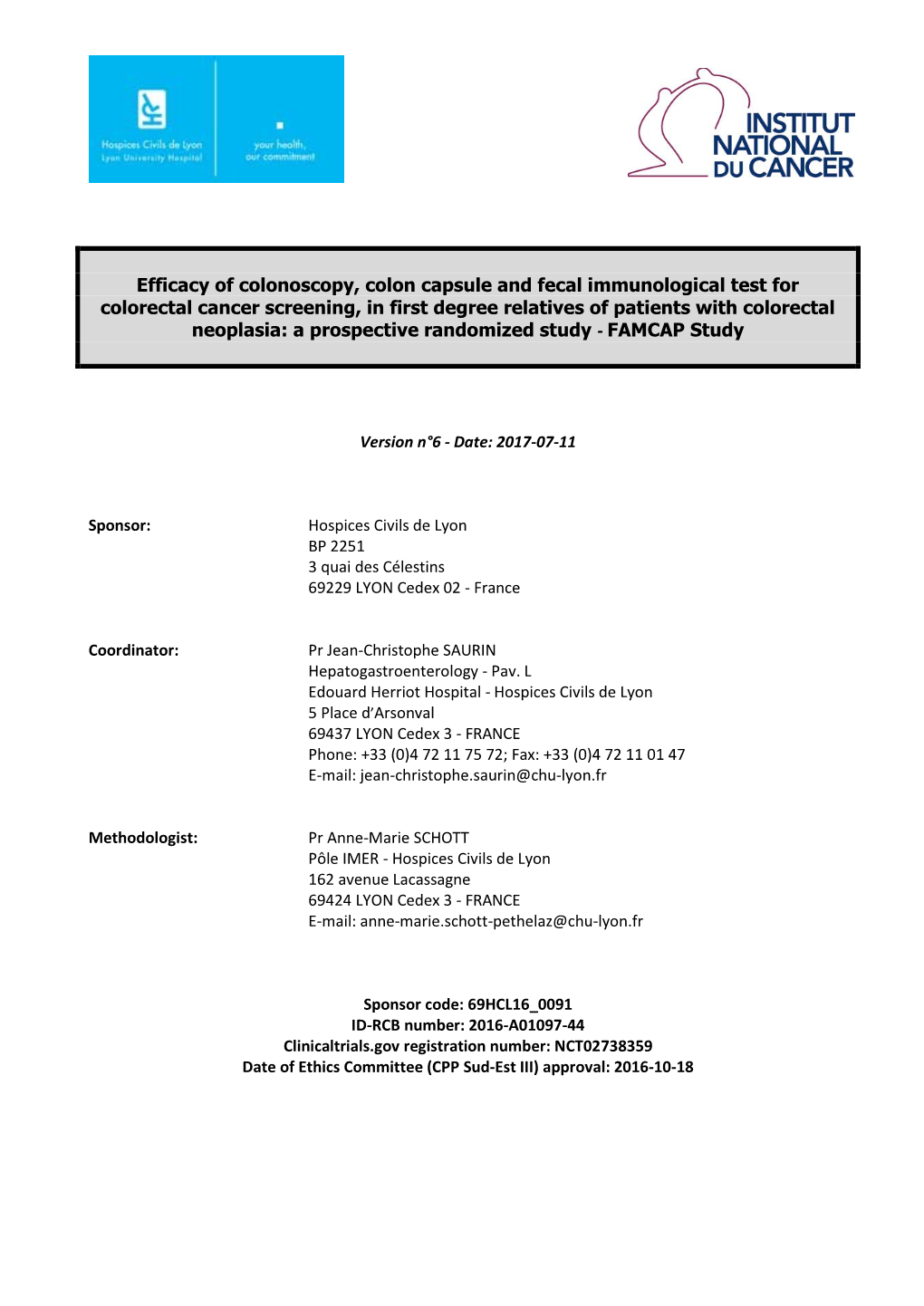 Efficacy of Colonoscopy, Colon Capsule and Fecal Immunological Test For