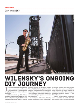 Wilensky's Ongoing DIY Journey