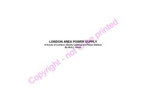 London Electricity Companies Had Already Supply Co