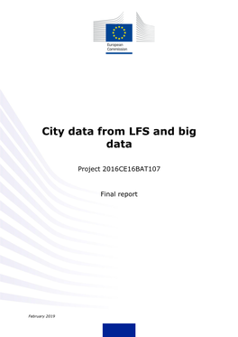 City Data from LFS and Big Data