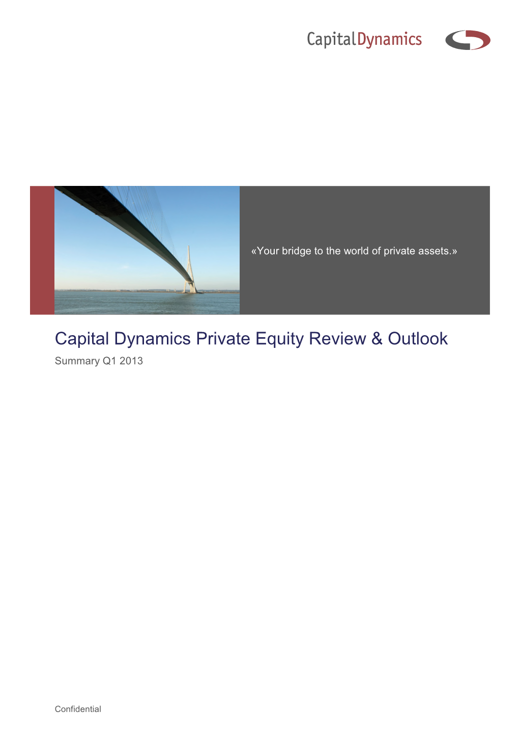 Capital Dynamics Private Equity Review & Outlook