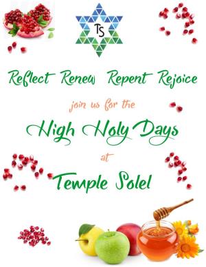 High Holy Days Temple Solel