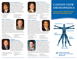 Canyon View Orthopedics