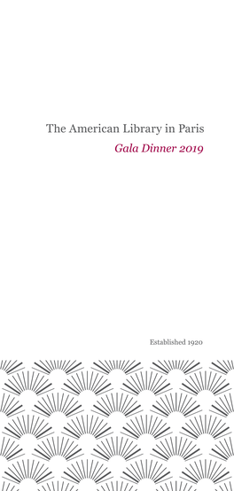 Gala Dinner 2019
