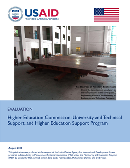 Higher Education Commission: University and Technical Support, and Higher Education Support Program