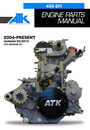 ATK-Cdale 2004-2015 450 Engine Parts Manual