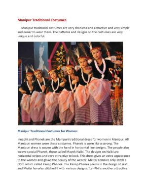 Manipur Traditional Costumes