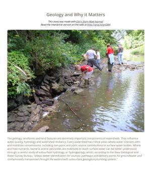 Download Printable Version of the Geology and Why It Matters Story