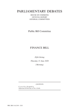 Public Bill Committee