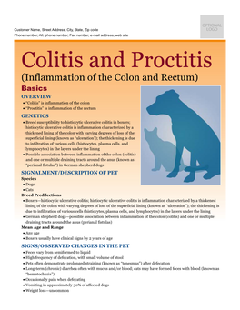 Colitis and Proctitis
