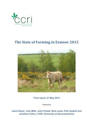 State of Farming in Exmoor 2015 Report