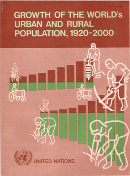 Growth of the World's Urban and Rural Population