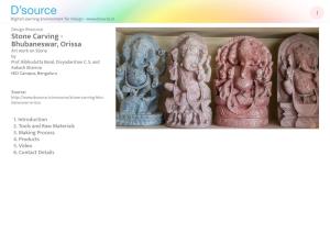Stone Carving - Bhubaneswar, Orissa Art Work on Stone by Prof