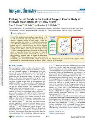 Pushing 3C–4E Bonds to the Limit: a Coupled Cluster Study of Stepwise