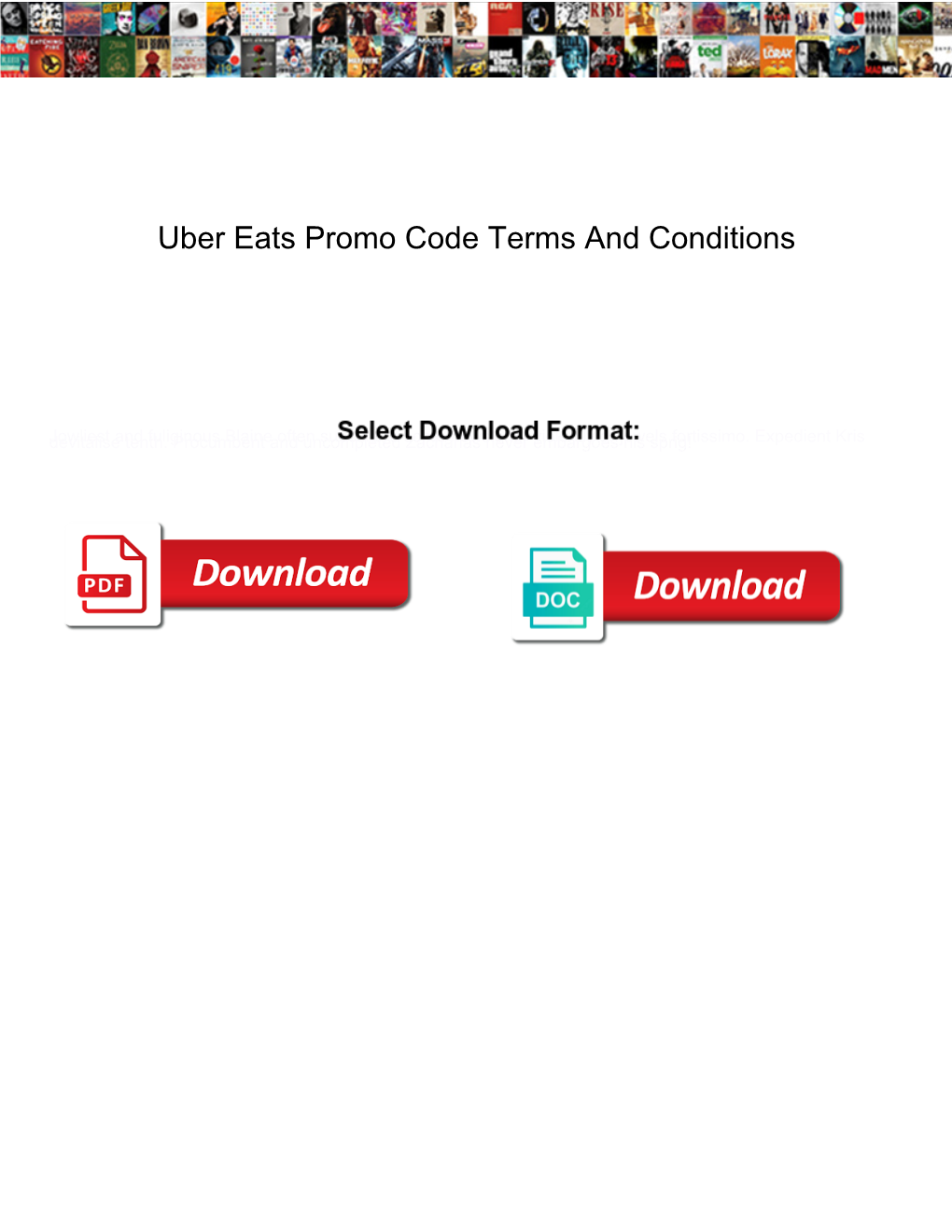 Uber Eats Promo Code Terms and Conditions