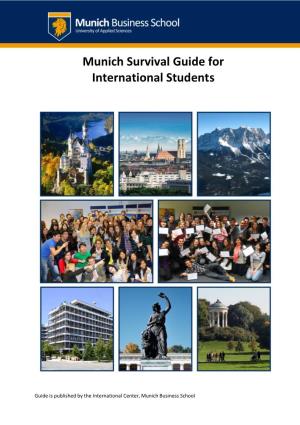 Munich Survival Guide for International Students
