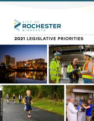 2021 Legislative Priorities City of Rochester Table of Contents