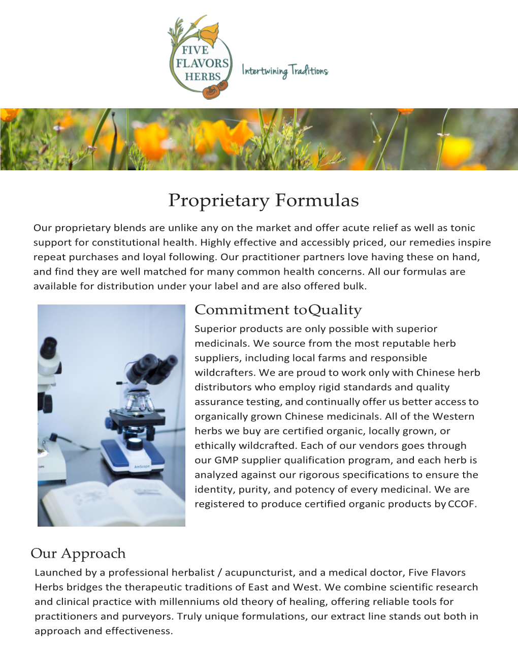 Proprietary Products Guide