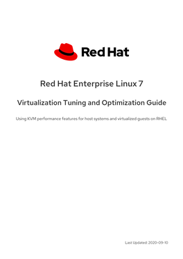Redhat Virtualization Tuning and Optimization Guide