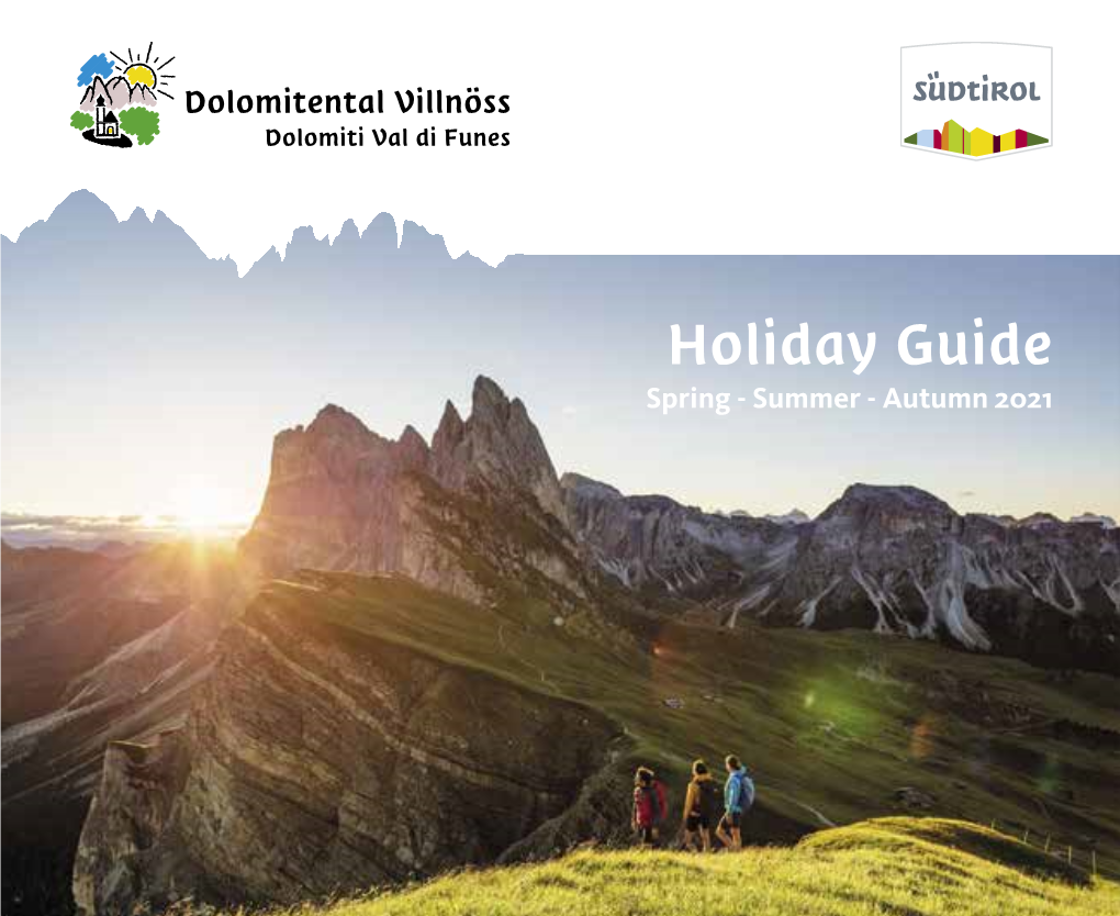 Holiday Guide Spring - Summer - Autumn 2021