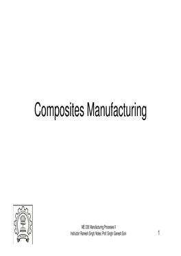 Composites Manufacturing
