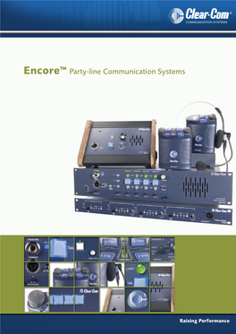 Clear-Com Encore Brochure V901